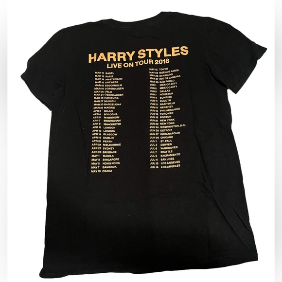 Harry Styles live on tour 2018 concert t shirt merch SMALL - Picture 2 of 3